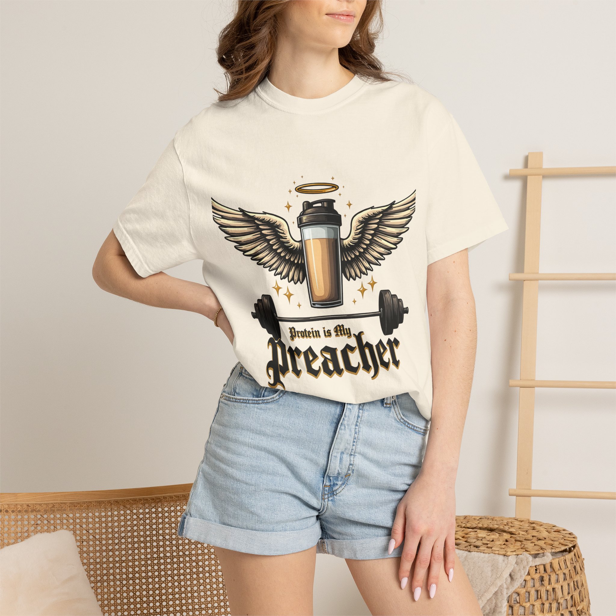 Protein Is My Preacher Tee - Image 8
