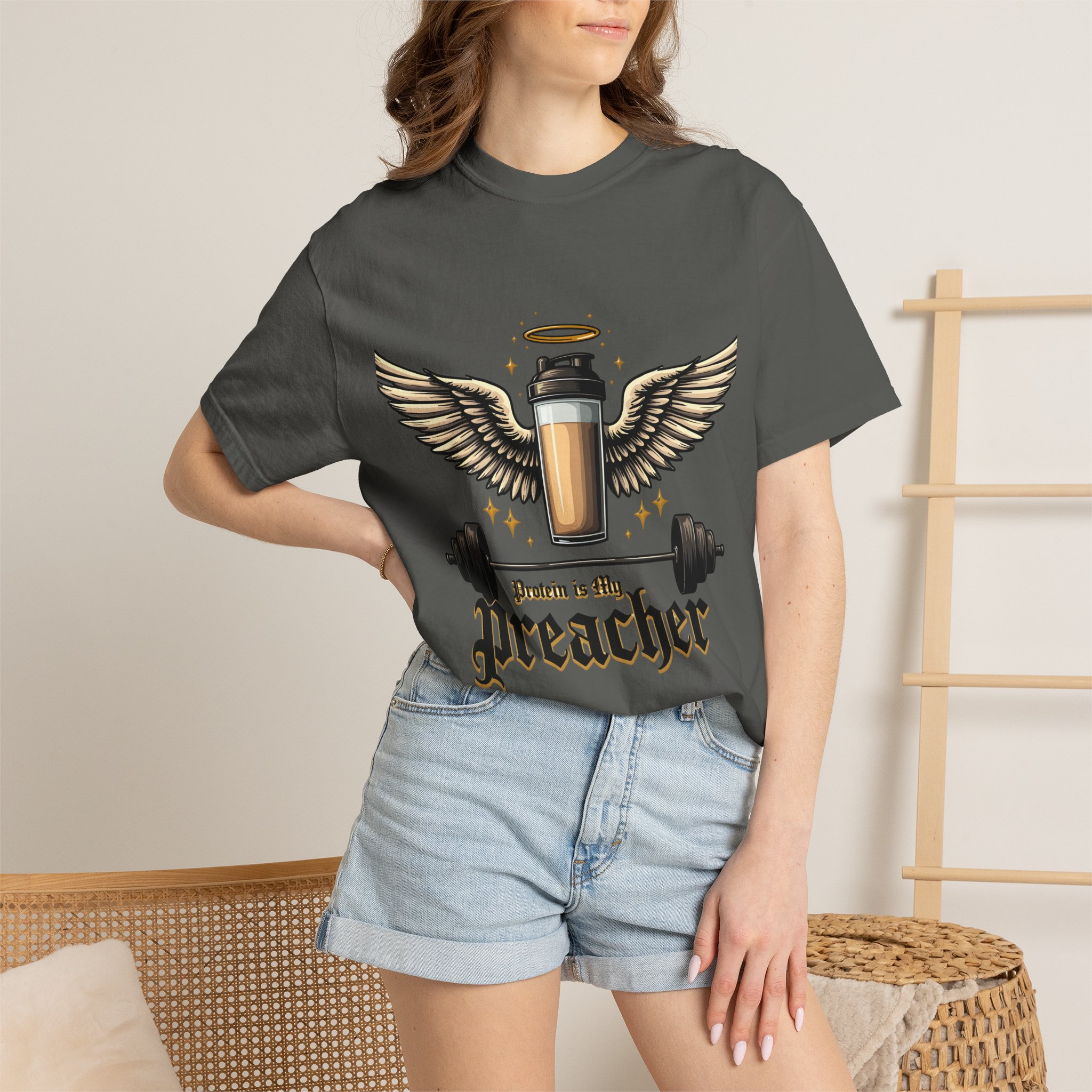 Protein Is My Preacher Tee - Image 12
