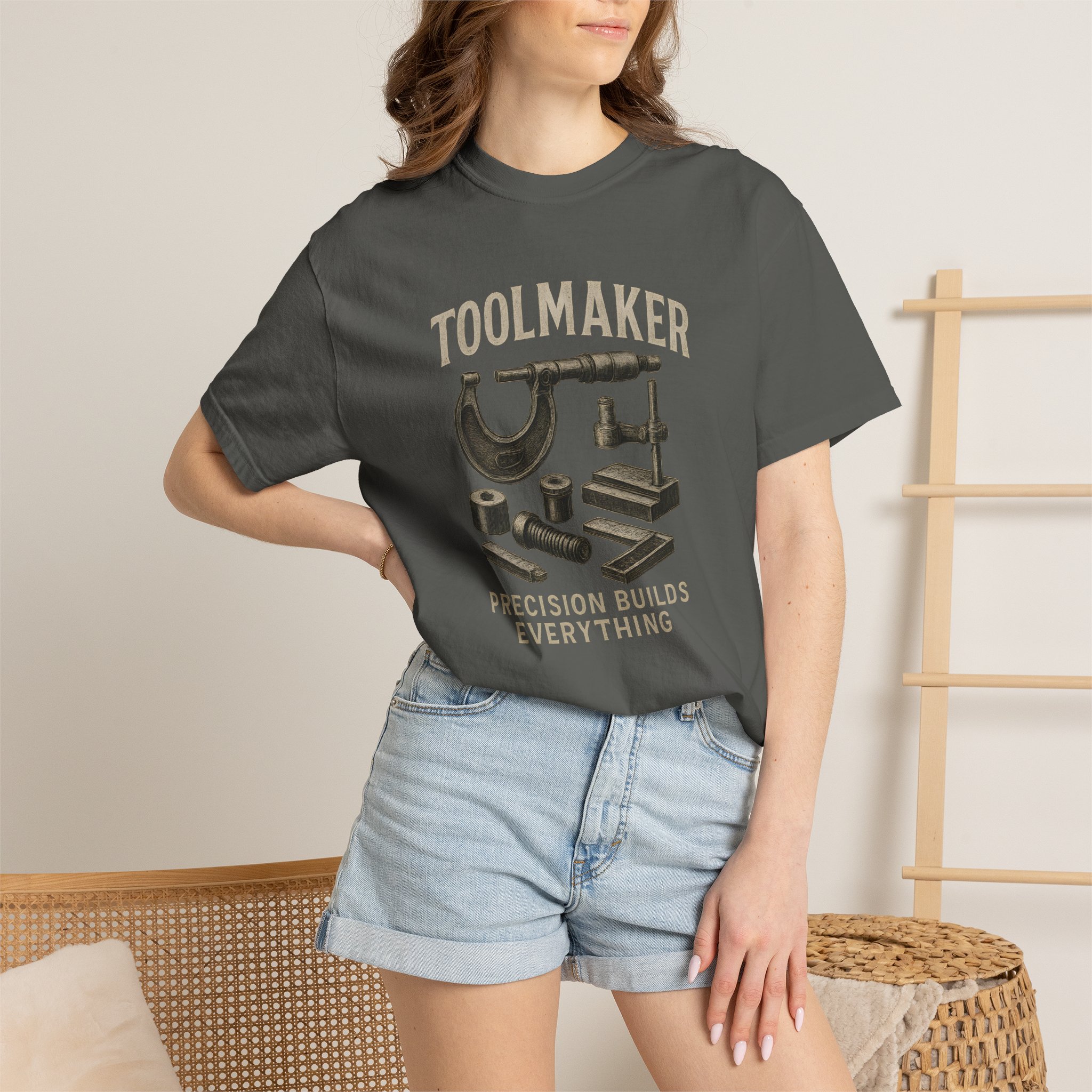 Toolmaker Precision Builds Everything Tee - Image 4