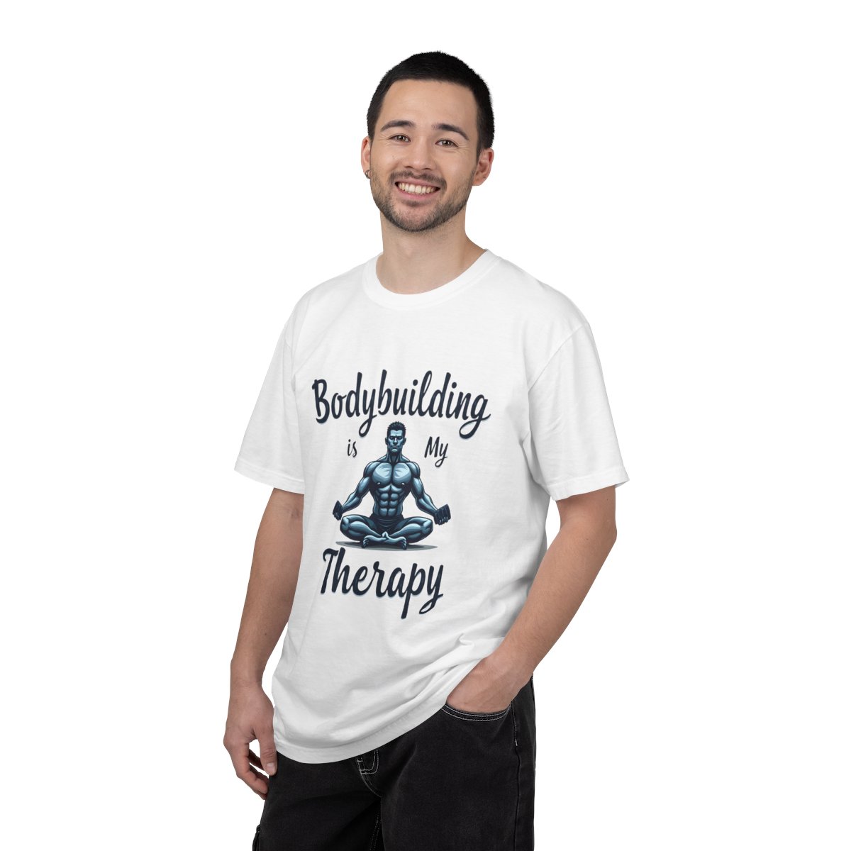 Bodybuilding Is My Therapy Tee - Image 5