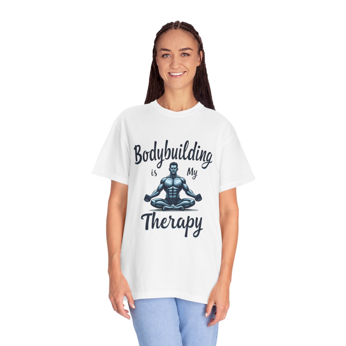 Bodybuilding Is My Therapy Tee - Image 6
