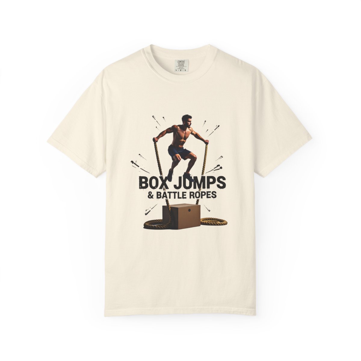 Box Jumps & Battle Ropes Tee - Image 2