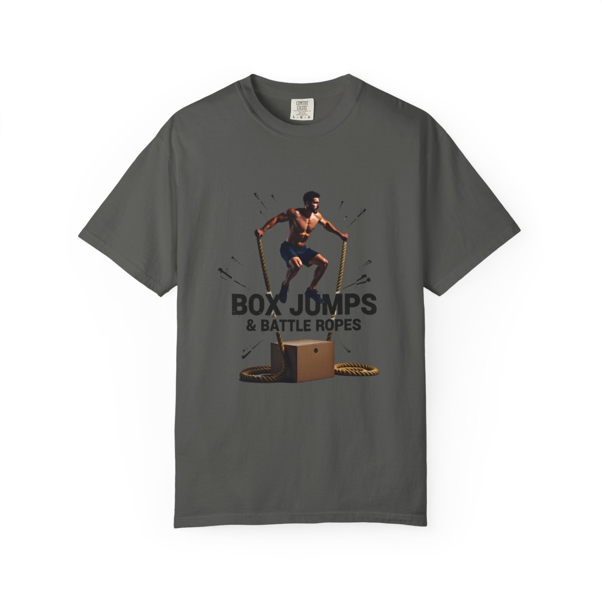 Box Jumps & Battle Ropes Tee - Image 3