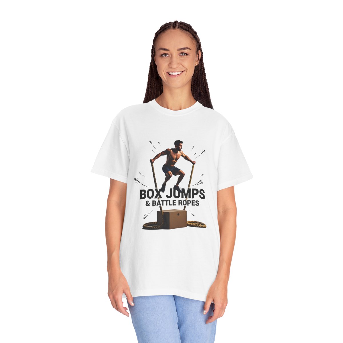 Box Jumps & Battle Ropes Tee - Image 6