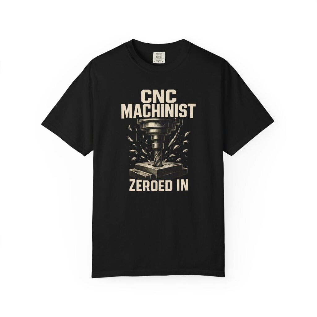 CNC Machinist Zeroed In Tee
