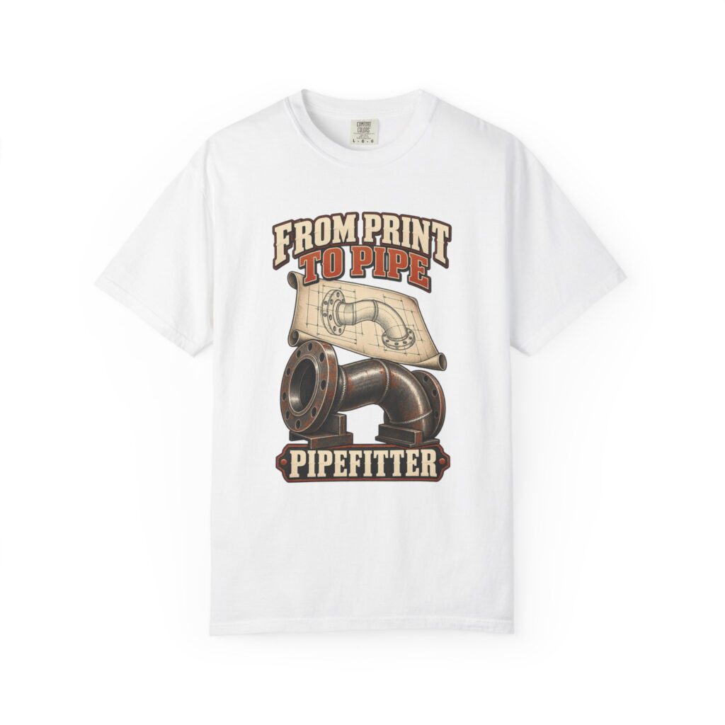 From Print To Pipe Pipefitter Tee