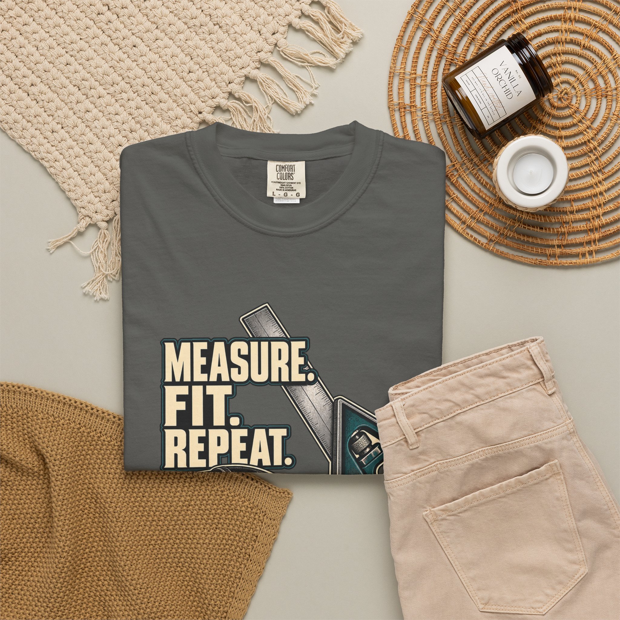 Measure. Fit. Repeat. Pipefitter Tee - Image 4